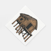 Strohhaus Serviette (Ecke)