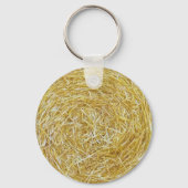 StrohHintergrund Schlüsselanhänger (Vorderseite)