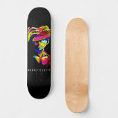 Strohhut Legend - Luffy Design Skateboard (Vorderseite)