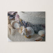 Strohhut mit Muscheln Jigsaw Puzzle (Horizontal)