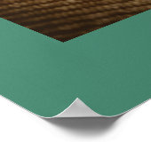 Strohhut und Daisies Art Poster - SRF (Ecke)