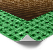 Strohhut und Daisies Fotografy Art Poster (Ecke)