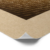 Strohhut und Daisies Fotografy Art Poster (Ecke)