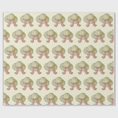 Strohhut Yellow Geschenkpapier (Flach)