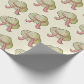 Strohhut Yellow Geschenkpapier (Ecke)