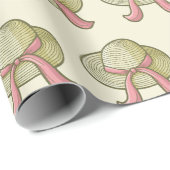 Strohhut Yellow Geschenkpapier (Rolleneckpunkt)