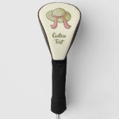Strohhut Yellow Golf Headcover (Vorderseite)