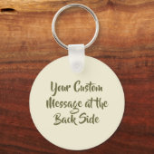 Strohhut Yellow Schlüsselanhänger (Rückseite)