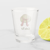 Strohhut Yellow Schnapsglas (Rückseite)