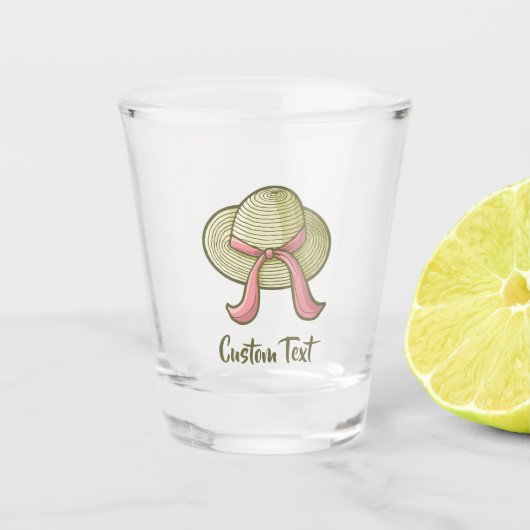 Strohhut Yellow Schnapsglas (Vorderseite)