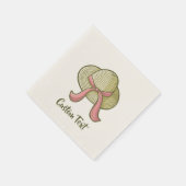 Strohhut Yellow Serviette (Ecke)