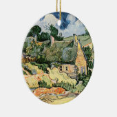 Strohhütte Hütten in Cordeville Vincent van Gogh Keramik Ornament (Rechts)
