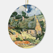 Strohhütte Hütten in Cordeville Vincent van Gogh Keramik Ornament (Links)