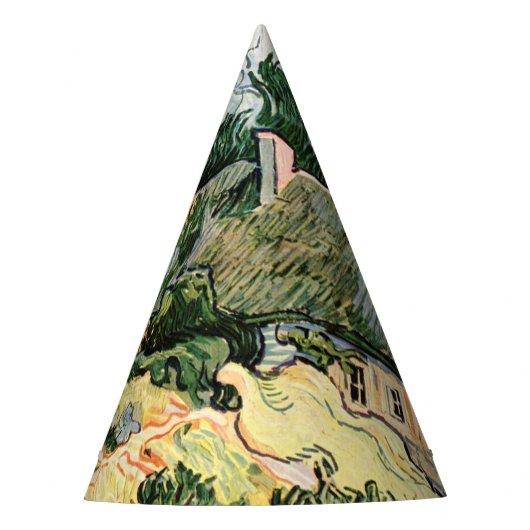 Strohhütte Hütten in Cordeville Vincent van Gogh Partyhütchen (Vorderseite)