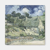 Strohhütten in Cordeville, Vincent van Gogh Magnet (Vorne)