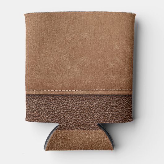 Strohleder: grauer, schwarzer Hintergrund. Dosenkühler (Vorderseite)