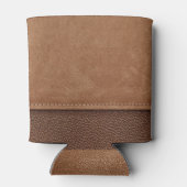 Strohleder: grauer, schwarzer Hintergrund. Dosenkühler (Rückseite)