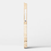 Strohpapier: alter Zeitungshintergrund. Case-Mate iPhone Hülle (Rückseite / Links)