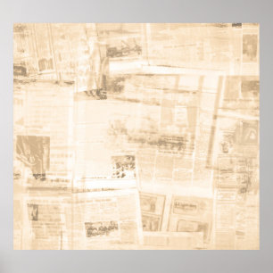 Strohpapier: alter Zeitungshintergrund. Poster
