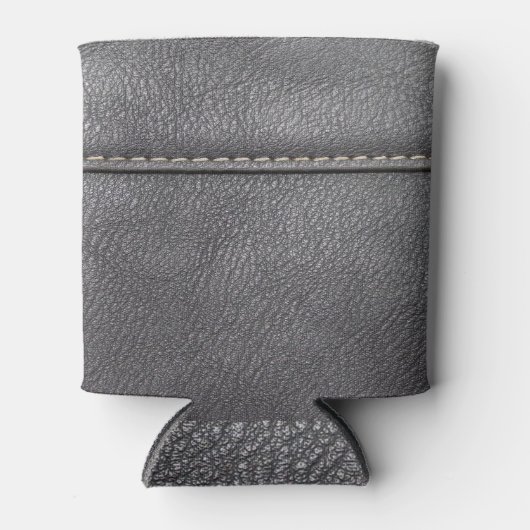 Strohraffinerie: Black Leather Luxury Dosenkühler (Vorderseite)