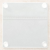 Strohraffinerie: Black Leather Luxury Glasuntersetzer (Rückseite)