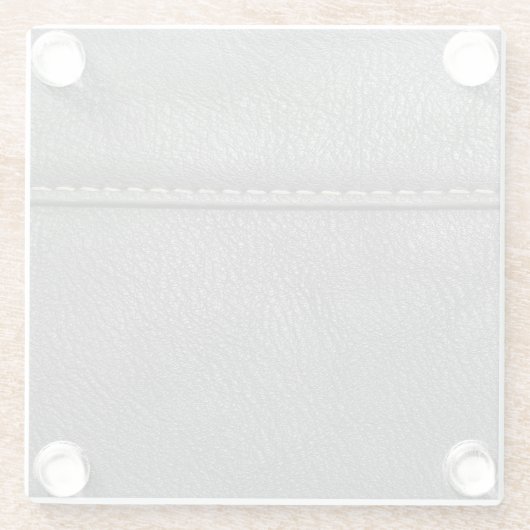 Strohraffinerie: Black Leather Luxury Glasuntersetzer (Rückseite)