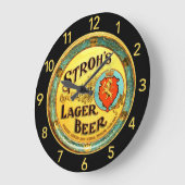 Strohs Lager Bier große rund um die Uhr (Winkel)
