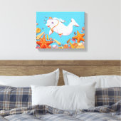 Strohsonnenschirme drucken Schätze des Meeres Leinwanddruck (Insitu (Schlafzimmer))