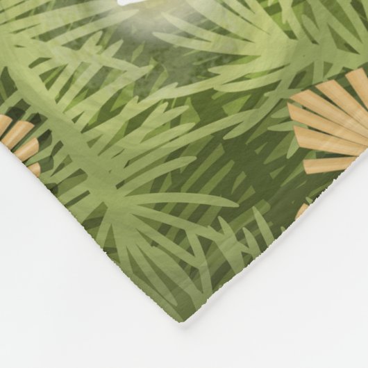 Strohsterne and Candles Fleecedecke (Ecke)