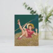 Strohstift Postkarte (Stehend Vorderseite)
