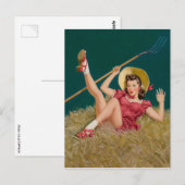 Strohstift Postkarte (Vorne/Hinten)