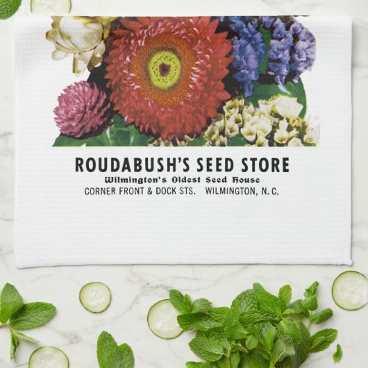 Strohverpackungsetikett für Blume Geschirrtuch (Gefaltet)