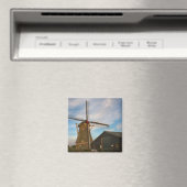 Strohwindmühle in Südholland Magnet (In Situ (Geschirrspüler))