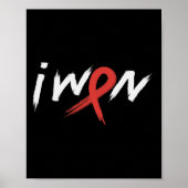 Stroke Awareness Red Ribbon I Won Brain Aneurysm S Poster (Vorne)