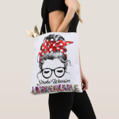 Stroke Awareness Ribbon Support Geschenke Tasche (Von Nahem)