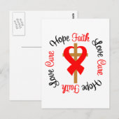 Stroke Faith Hope Postkarte (Vorne/Hinten)