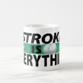 Stroke ist alles 8 Ball Kaffeetasse (Mittel)