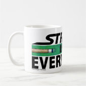 Stroke ist alles 8 Ball Kaffeetasse (Links)