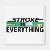 Stroke ist alles 9 Ball Magnet (Vorne)