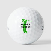 Stroke Master Golf Meme, #fathersdaygift Custom Golfball (Vorderseite)