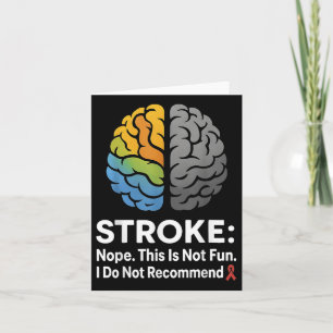 Stroke Nope Dies ist nicht Spaß ich nicht empfehle Karte