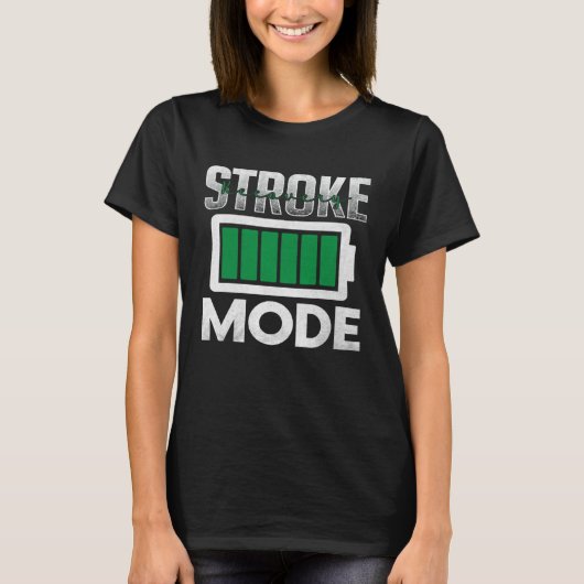 Stroke Recovery Mode Stroke Awareness and Survivor T-Shirt (Vorderseite)