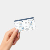 STROKE SCALE ABZEICHEN AUSWEIS (Handheld)