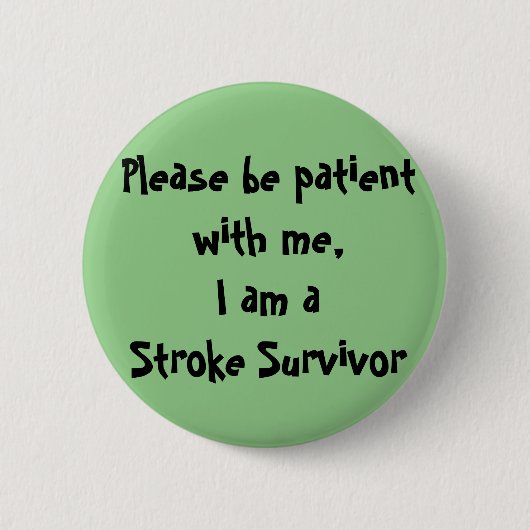Stroke Survivor Button (Vorderseite)