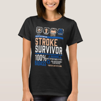 Stroke Survivor Produktbeschreibung Strok T-Shirt