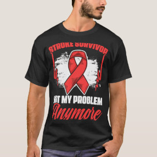 Stroke Survivor Red Ribbon Stroke Warrike Stroke A T-Shirt