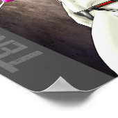 Stroke the Lion Poster (Ecke)