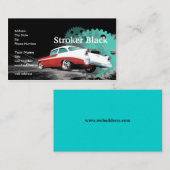 Stroker schwarze Visitenkarte (Vorne/Hinten)