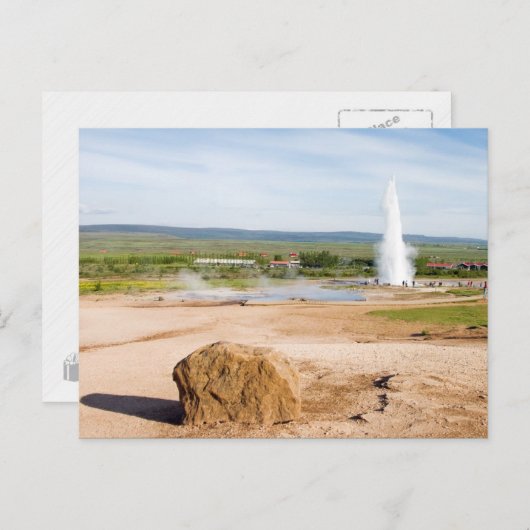 Strokkur #3 postkarte (Vorne/Hinten)