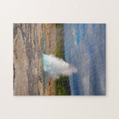 Strokkur Geyser Eruption, Island, Jigsaw Puzzle (Horizontal)